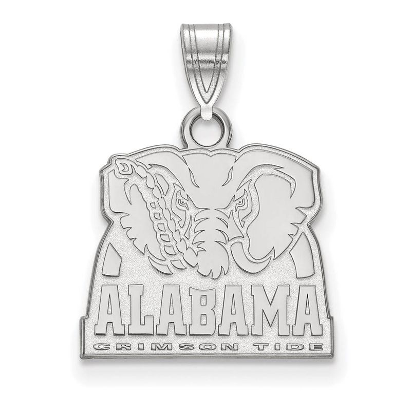 Sterling Silver U. Of Alabama Small Logo Pendant